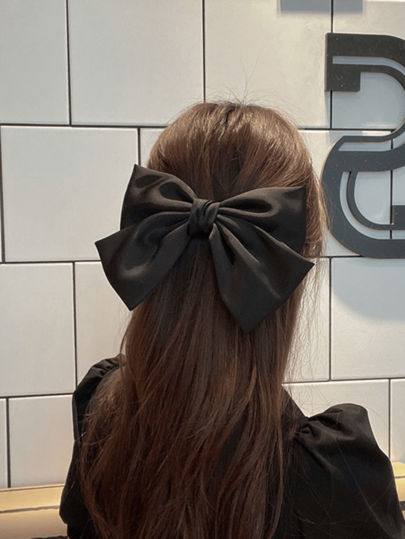 1Pc Large Bow Hair Clip, Oversized Bow Barrettes, Elegant Hair Accessories For Women, Daily Party Styling