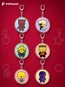 1/6Pcs Forsaken Acrylic Keychain Bag Charm Party Favor Backpack Pendant Key Ring Bag Accessory Creative Gift - 6 Pieces - View 1