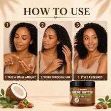 Adglamful 4 Packs Chebe Hair Butter For Dry Frizzy Textured Hair - 4-pack - View 8
