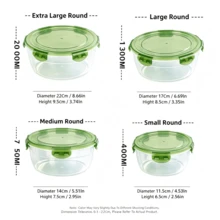 [1pc] Plastic Transparent Refrigerator Storage Box, Food Preservation Box, Meat & Ingredient Freezer Box, Household Meal Prep Portioning Box, Airtight Fruit & Vegetable Food Storage Box, Portable Outdoor Storage Box - View 6