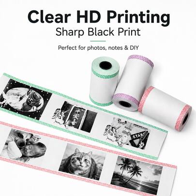 57 X 30 Mm Edge Color White Thermal Paper Till Receipt Roll For PDQ Credit Card Machine, POS, EPOS