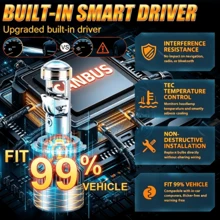 Heyword 5000W 5000000LM H7 H4 Canbus Car Headlight Mini Lens H11 9005 9006 HB3 HB4 LED Projector Bulb 6000K Auto Motorcycle Mini Lens - 6000K Cold White - View 3