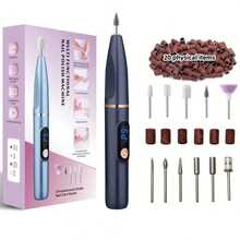 Multifunctional Nail Polish Remover, Powerful, 9-Speed Adjustable, With Visual Screen, Portable And Easy To Use, Suitable For Nail Polishing/Trimming, Nail Removal, Shaping And Polishing, Equipped With LCD Display, Fully Automatic - Multicolor - View 17