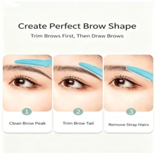 1/3/6pcs Pink Tools, Suitable For Eyebrow Trimming, Hair Removal, Shaving Small Hair, Grooming - Pink - View 1