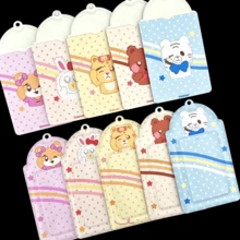 1pc Cute Polka Dot Bear Series Card Holder, Polka Dot Bear Star Card Clip, K-Pop Animal Image Photo Card Protective Sleeve, FEINIBOOK, Idol Photo Card Storage, Concert Support, PU Material, Suitable For 3-3.5 Inch Mini Photo Cards, Photo Cards, Korean Idol Small Card Storage, Can Be Used As Keychain, Bag Pendant, Etc. - Card Sleeve - View 5