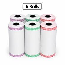 57 X 30 Mm Edge Color White Thermal Paper Till Receipt Roll For PDQ Credit Card Machine, POS, EPOS - View 10