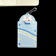 1pc Cute Polka Dot Bear Series Card Holder, Polka Dot Bear Star Card Clip, K-Pop Animal Image Photo Card Protective Sleeve, FEINIBOOK, Idol Photo Card Storage, Concert Support, PU Material, Suitable For 3-3.5 Inch Mini Photo Cards, Photo Cards, Korean Idol Small Card Storage, Can Be Used As Keychain, Bag Pendant, Etc. - Card Sleeve - View 14