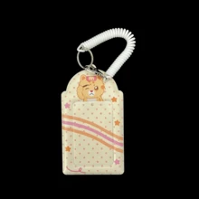 1pc Cute Polka Dot Bear Series Card Holder, Polka Dot Bear Star Card Clip, K-Pop Animal Image Photo Card Protective Sleeve, FEINIBOOK, Idol Photo Card Storage, Concert Support, PU Material, Suitable For 3-3.5 Inch Mini Photo Cards, Photo Cards, Korean Idol Small Card Storage, Can Be Used As Keychain, Bag Pendant, Etc. - Card Sleeve - View 15