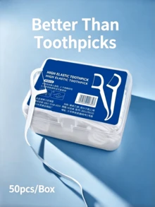 50pcs Dental Floss, Deep Cleaning Oral Care Floss, Portable Disposable Hygienic Floss, Suitable For Travel Use - Multicolor - View 7