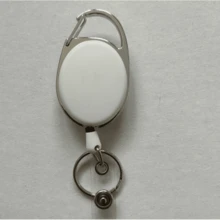 1pc High-Quality Retractable Badge Holder, 360° Rotating, With Belt/Carabiner, Built-In Nylon Cord, Key Ring, Snap Button And PVC Lanyard - Perfect For Organizing Multiple IDs, Cards, Tickets And Cash. Car Accessory, Cute Gothic Y2K Halloween Accessory, Teacher's Day Gift. - Multicolor - View 15