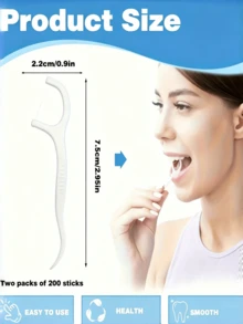 50pcs Dental Floss, Deep Cleaning Oral Care Floss, Portable Disposable Hygienic Floss, Suitable For Travel Use - Multicolor - View 4