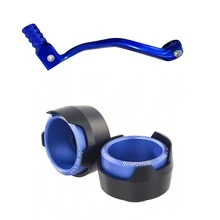 2-In-1 Motorcycle Crash Protection Kit: CNC Aluminum Alloy Gear Shift Lever And Front Fork Sliders, Anti-Fall Gear Shift Lever And Hub Protection, Suitable For CRF KLX Dirt Bikes - A - View 12