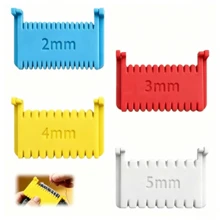 4pcs Set Handmade Sewing Edge Lock Tool, Sturdy Hinge Handheld Sewing Tool Including 4 Sizes With Anti-Puncture Design, Double-Sided Guide Pin, Side Positioning Scale | Ergonomic Fabric Sewing Reinforcement Tool, Sturdy Hinge, Perfect Gift For Mother, Partner, Friend And Elder, Solves Pricking And Flatness Issues - Set - View 10