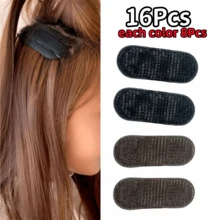 2/4/16Pcs Invisible Hair Volume Clips, High Crown Hair Pad Hair Clips, Seamless Plastic Hair Clips, Suitable For Women, Essential For Hairstyle Design - Multicolor - View 14