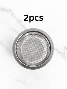 2pcs Stainless Steel Kitchen Sink Strainer Basket, Fine Mesh Drain Filter, Filters Food Residue And Debris, Rust-Proof Reusable, Easy To Clean, Suitable For Daily Use Kitchen Sink Filter - Multiple Styles - View 11
