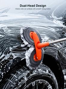 [Car Wash Brush]Adjustable Long Handle Car Cleaning Brush, Chenille Microfiber Car Wash Tool - Multiple Styles and Colors - View 6
