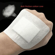 10/20/50pcs Low-Allergenic, Non-Stick Breathable Gauze Bandages, Made Of Spunlace Non-Woven Fabric, Transparent Elastic Adhesive Patches, Providing Protection For First Aid Kits. - Multicolor - View 1