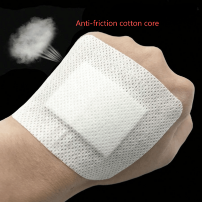 10/20/50 Stücke hypoallergene, haftfeste, atmungsaktive Gaze-Bandagen aus Spunlace-Vliesstoff, transparente elastische Klebepflaster, bieten Schutz für Erste-Hilfe-Sets.