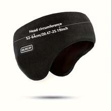 1 New Simple Winter Neutral Warm Ear Mask Headband, Multifunctional Windproof Double-Layer Outdoor Sports Bike Running Full Coverage Ear Protection, Thickened Cold Insulation, Suitable For Outdoor Sports, Fitness, Cycling, Running, Sun Protection - Multicolor - View 8