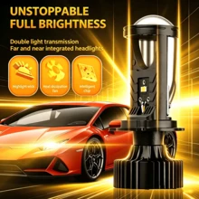 Heyword 2pcs Y6D Lens H4 LED Headlights Universal 12V Car Lights High Beam Integrated Y7 Type Universal Bulbs Suitable For Cars & Motorcycles - Y7 - View 6