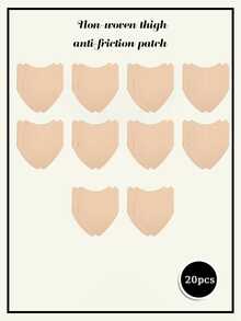 20pcs Invisible Anti-Chafing Thigh Patches, Thigh Friction Protection Patches, Transparent Protective Patches, Suitable For Women's Inner Thighs And Calves, Comfortable Protection - Multicolor - View 8