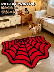 1pc Halloween New Style, Absorbent Soft Carpet, Red Semi-Circle Spider Web Entrance Mat, Autumn/Winter Best-Selling Decorative Door Mat, Door Mat, Patio Mat, Door Mat, Small Carpet, Welcome Mat, Carpet, Floor Mat, Outdoor Door Mat, Kitchen Carpet, Home Decor, Front Door Mat, Area Rug, Outdoor Mat, Home Decor, Area Carpet, Garden Carpet, Washable Carpet - Multicolor - View 14