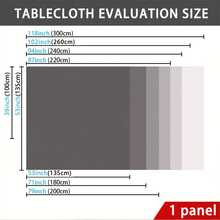 1pc White Grid Pattern Tablecloth With Tassel Trim, Washable Country Style Dining Tablecloth, Suitable For Dining, Kitchen Gatherings, Home Decor And More - White - View 5