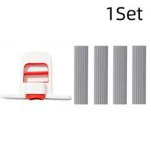 1Set/2Sets No-Wash Desktop Cleaner - Quick Cleaning Design, Compact Desktop Scrubber For Home, Office, Bathroom And Kitchen, Wall Flat Mop, Sponge Mop, Kitchen Mini Mop, Easy To Store, Sturdy Structure, Home Organization, Dorm Essential - Multicolor - View 16