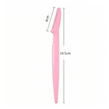 1/3/6pcs Pink Tools, Suitable For Eyebrow Trimming, Hair Removal, Shaving Small Hair, Grooming - Pink - View 7