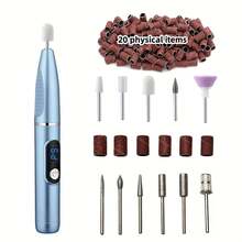 Multifunctional Nail Polish Remover, Powerful, 9-Speed Adjustable, With Visual Screen, Portable And Easy To Use, Suitable For Nail Polishing/Trimming, Nail Removal, Shaping And Polishing, Equipped With LCD Display, Fully Automatic - Multicolor - View 14