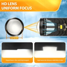 Heyword 2pcs Y6D Lens H4 LED Headlights Universal 12V Car Lights High Beam Integrated Y7 Type Universal Bulbs Suitable For Cars & Motorcycles - Y7 - View 5