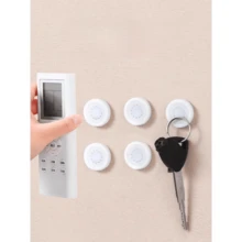 Magnetic Wall-Mounted Remote Control Holder, Strong Adhesive Backing No-Drill Floating Storage Organizer, Silicone Remote Control Cradle, Suitable For TV, Air Conditioner, Apple TV Remote And Small Daily Tools, Practical Home And Office Storage Accessory - View 5