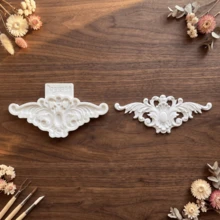 Baroque Embossed Decorative Silicone Mold & 3D Bird Silicone Mold, Vintage European Scroll Floral Pattern, Bird Animal Shaped Casting Tool, Suitable For Resin, Epoxy Resin, Soft Clay, Plaster DIY Crafts, Can Make Decorative Ornaments, Home Accessories, Vintage Relief Handmade Creation Materials - Decorative Silicone Mold - View 3