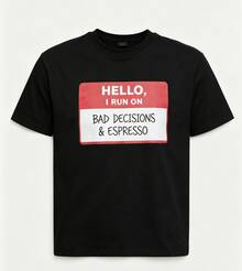 Authentic 90S Vintage E Min-Em Hi My Name Is  T-Shirt 1999 Promo Picture 1 Of 15 - Black - View 4