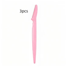 1/3/6pcs Pink Tools, Suitable For Eyebrow Trimming, Hair Removal, Shaving Small Hair, Grooming - Pink - View 4