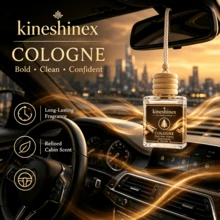 1pc Hanging Car Air Freshener Pendant, Luxury Car Fragrance, Long-Lasting Scent Diffuser, Car Aromatherapy Decor, Smoke And Odor Eliminator, Car Interior Decoration, Suitable For Car And Home, Multiple Scents Available, Elegant Gift - Multicolor - View 11