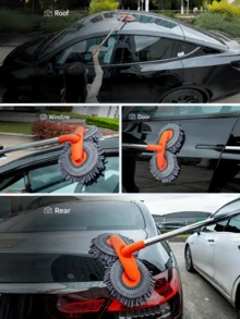 [Car Wash Brush]Adjustable Long Handle Car Cleaning Brush, Chenille Microfiber Car Wash Tool - Multiple Styles and Colors - View 5