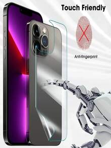 6IN1 3 Pcs Back Hydrogel Film Screen Soft Protector And 3 Pcs HD Hydrogel Film Screen Protector Compatible With IPhone 18 Pro Max/17/16/15/14/13/12/11 - Clear - View 10