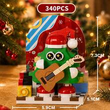 1pc/4pcs/325+Pcs Christmas Building Blocks Set, Christmas Building Blocks Set, Christmas Building Kit, Christmas Building Toy, Adult Christmas Gift, Birthday And Christmas Gift, Secret Santa Gift, Christmas Tree Building Blocks, Home Desktop Decoration, Christmas Building Blocks Set - 4-pack Christmas Building Blocks - View 11