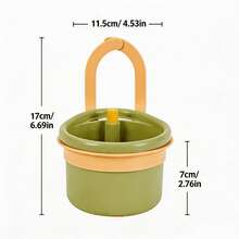 Hanging Sink Strainer Basket, Multi-Function Kitchen Sink Filter, Food Waste Filtration Separator, Portable Vegetable & Fruit Washing & Draining Basket, Space-Saving Kitchen Sink Side-Mount Storage Filter Basket, Suitable For Daily Home Kitchen Meal Prep - Multi-color - View 6