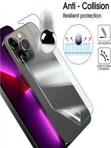 6IN1 3 Pcs Back Hydrogel Film Screen Soft Protector And 3 Pcs HD Hydrogel Film Screen Protector Compatible With IPhone 18 Pro Max/17/16/15/14/13/12/11 - Clear - View 8