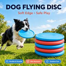 1 Piece, 2 Pieces Of Dog Supplies, UFO Floating Interactive Grasping Toy For Dogs, Anti Bite Lightweight And Flexible Training Toy, Suitable For Small And Medium-Sized Dogs, Suitable For Outdoor Parks, Backyards, Camping, Beaches, Throwing Games - Multicolor - View 4
