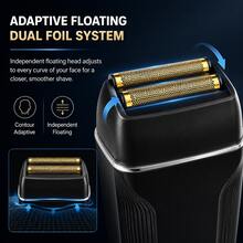 Kemei Men's Portable Electric Shaver, Professional Beard Trimmer, USB Rechargeable Electric Shaver, Hair Clipper, Reciprocating Electric Shaver, For Everyday Use, A Suitable Gift For Boyfriends And Fathers. - Multicolor - View 2