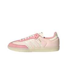 Adidas Originals Samba Leather Fashionable Comfortable Low-Top Sneakers Women's Pink - Pink - View 11