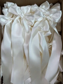 5/10/15/20pcs Bowknot Decorative Ribbon, Birthday Party Holiday Candle Gift Box Decoration, Cake Decoration, Valentine's Day Decoration - View 6