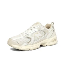 New Balance NB 530 舒適 復古 低筒 休閒城市通勤跑步鞋 男女同款 淺奶茶色 D寬 - 淺咖哩色 - 查看 3