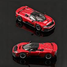 Burago Bimegao 1/64 Ferrari F80 Supercar Alloy Car Model Officially Licensed Collectible Display Model Car Fan Gift - Multicolor - View 4