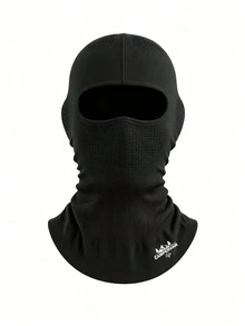 1pc All-Season Multi-Function Mountain Print Balaclava Face Mask, Unisex, Suitable For Daily Outdoor Cycling Wear - Multicolor - View 9