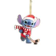 Panini Stitch Christmas Tree Ornaments, 2D Flat Acrylic Hanging Decorations, Cute Character Pendant For Xmas Tree Home Holiday Party Decor - Random Styles - View 9