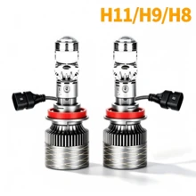 Heyword 5000W 5000000LM H7 H4 Canbus Car Headlight Mini Lens H11 9005 9006 HB3 HB4 LED Projector Bulb 6000K Auto Motorcycle Mini Lens - 6000K Cold White - View 14